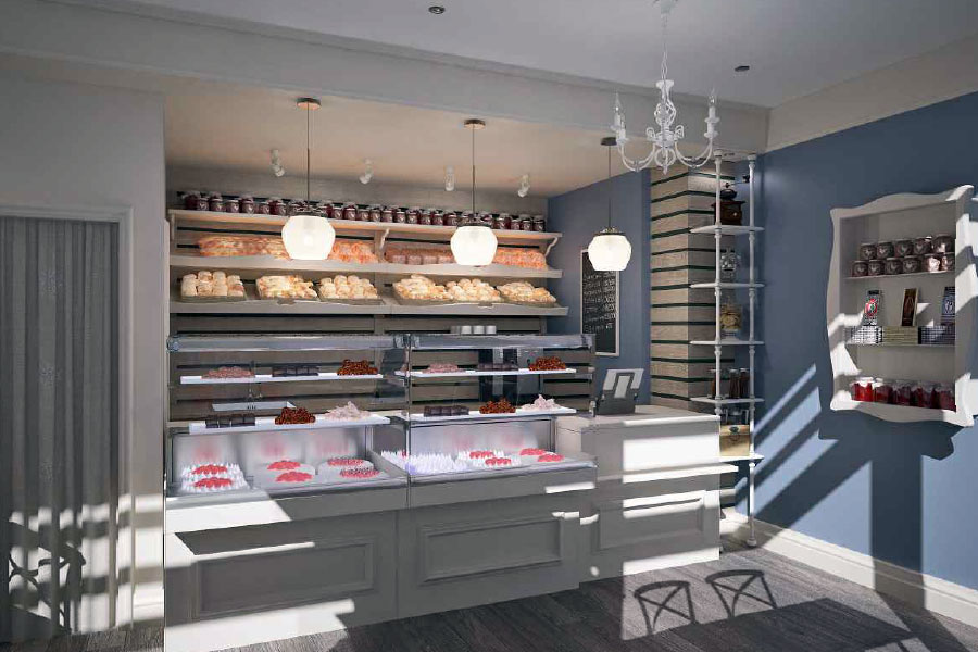 Пекарня-кафе «Волконский у дома» - визуализация помещения