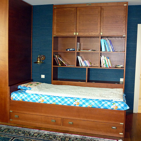 Детская комната в морском стиле для мальчиков