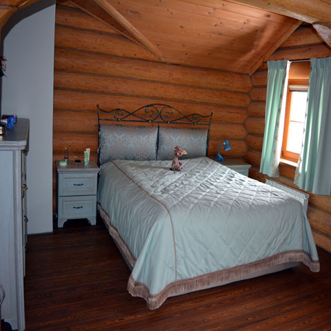 Комод с кроватью для спальни – Прованс, цвет «Яйца дрозда»